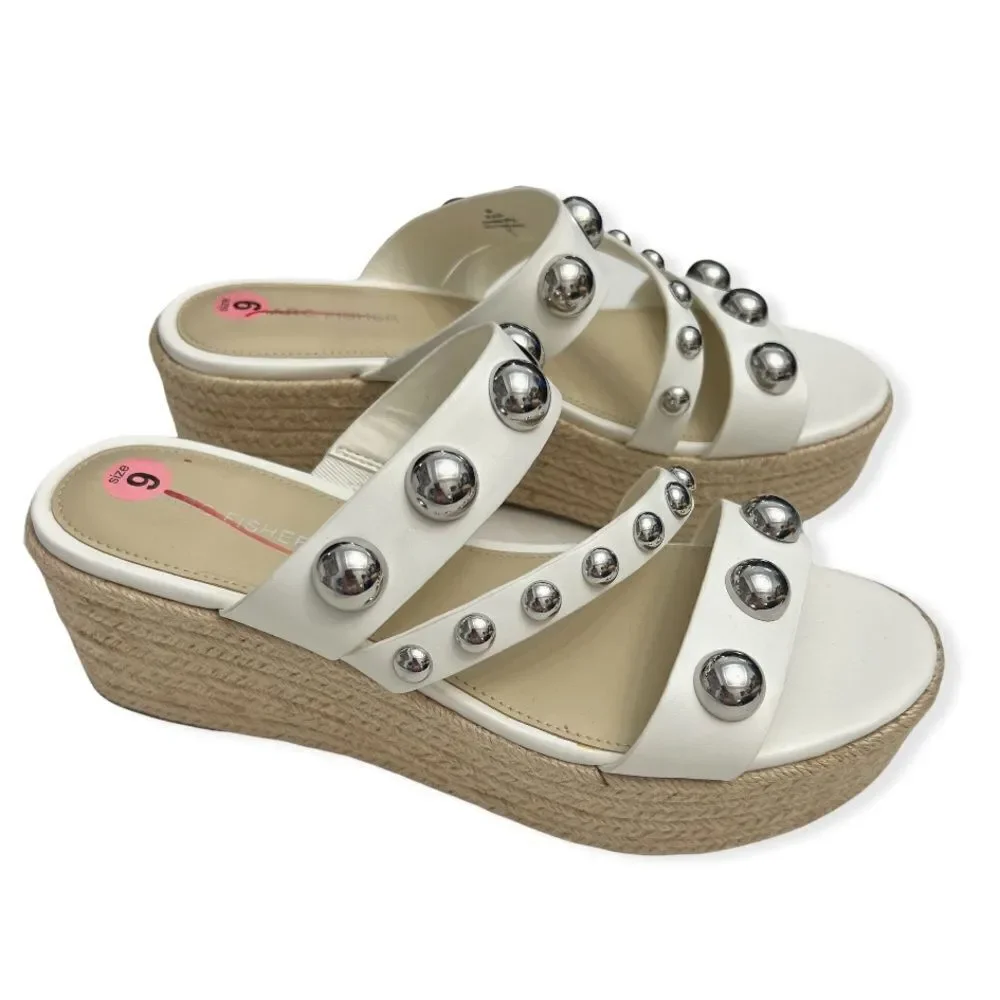 Marc Fisher Jalyn Embellished Espadrille Platform Sandal